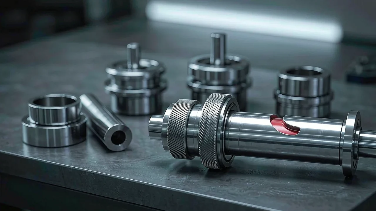 Turned and milled stainless steel components