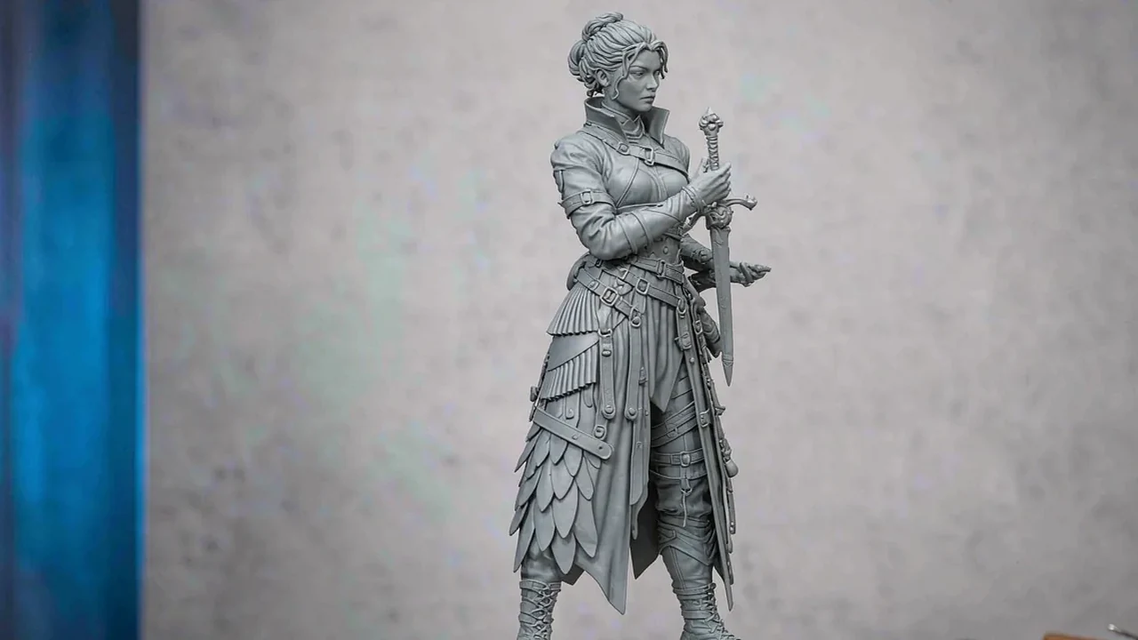Painted collectible figure prototype