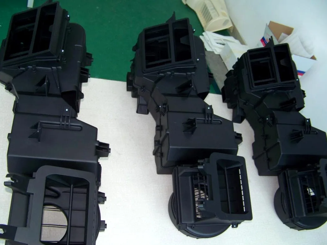 Set of structural housings checked for fit before assembly